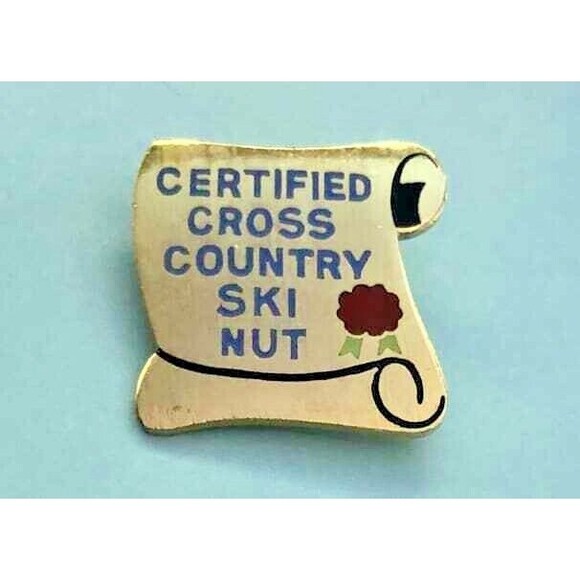 Cross Country SKI NUT Certified - Lapel Pin - Picture 1 of 2